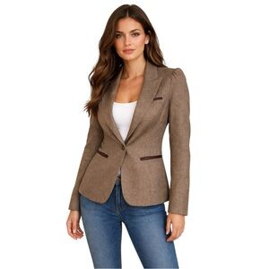Guess Camel Tailored Blazer